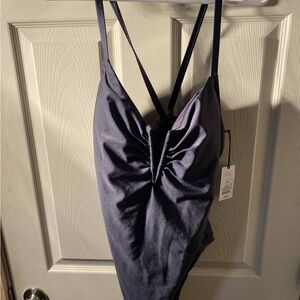 Shade & Shore Dark One Piece Swimsuit